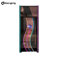 Porte de salle de musique KTV en acier inoxydable avec panneaux rétroéclairés par LED et isolation acoustique pour un design de boîte de nuit moderne