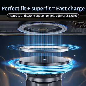 ที่วางสมาร์ทโฟนแบบไร้สาย15W ใช้ได้กับรถยนต์มือเดียวล็อคอัตโนมัติ - Product Image 3