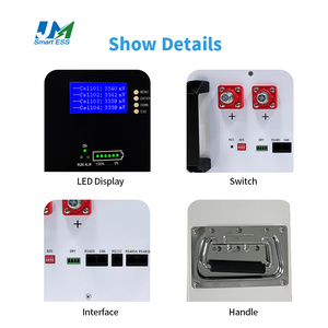 JM Factory Customized <b>Battery</b> Solutions 12V <b>24V</b> 25.6V 100Ah 105Ah Lithium Ion Pack Solar Power System for Home - Product Image 6