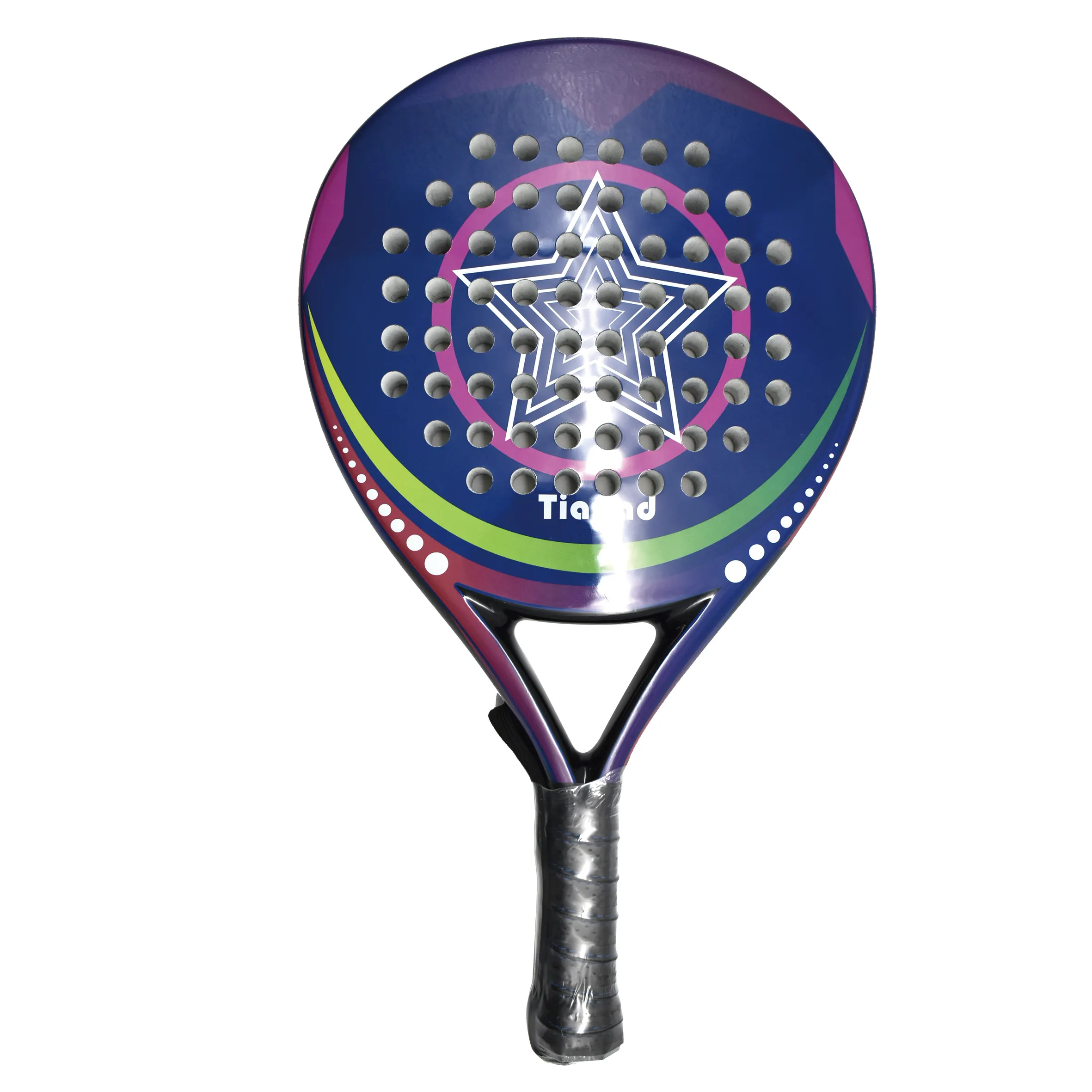 Racchetta da Tennis 3k 12K 18K carbonio Custom a forma di diamante testa paddle de Padel di alta qualità