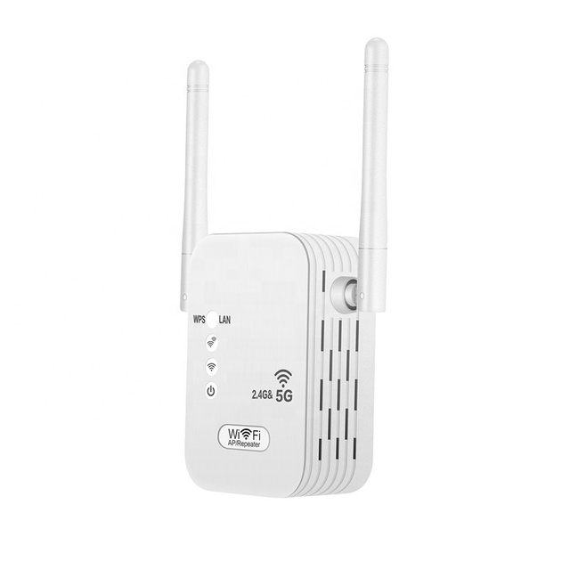 Wireless Wifi Repeater 802.11N/B/G Network Router 1200Mbps Range Expander Signal Antennas Wifi Booster
