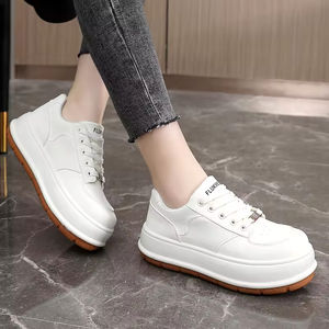 Chaussures pour femmes fabriquées en Chine, tendance mode, chaussures plateforme, chaussures blanches classiques respirantes - Product Image 4