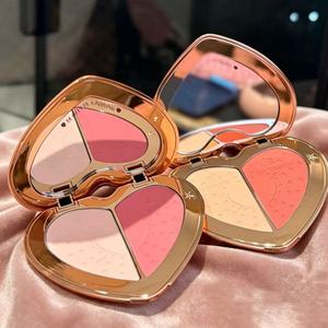 Maquillage Original - Poudre de <span class=keywords><strong>blush</strong></span> bicolore à haute pigmentation, effet changeant de couleur, imperméable, poudre de <span class=keywords><strong>blush</strong></span> pour le visage et les joues, couleur rose pêche - Product Image 6