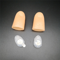 Lot de 2 lampes LED à doigts en plastique souple, accessoires de tours de magie, lampe de refroidissement, lampe torche, lumière pour les embouts des pouces, vente en gros, personnalisable, pas cher, très demandé