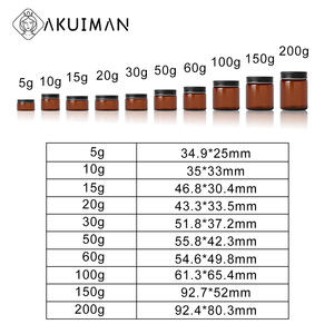Envase de vidrio para crema cosmética de 200g con tapa de aluminio - Product Image 3