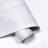 Papier peint vinyle auto-adhésif effet bois moderne de haute qualité, imperméable et résistant à l'huile, tailles personnalisées pour la rénovation de la maison