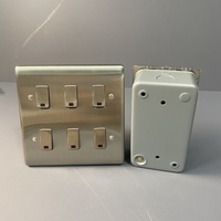 Nouveauté : Module de commutation DP 20A, double pôle, distribution d'alimentation industrielle, montage sur rail DIN, acier inoxydable, étanche, durable