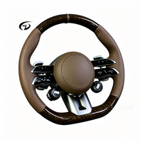 Volant de voiture en bois de noyer, compatible avec Mercedes-AMG G63 W212 W222 W213 W205 W211 W204 CLA CLS SL500