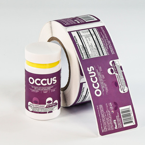Waterproof Oil Proof Vinyl Roll Bottle Labels for Nutraceuticals | ISO 9001 Certified Custom Factory in Guangdong - Product Image 3