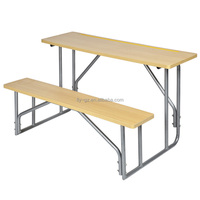 Meubles scolaires de bonne qualité, table et chaise d'étude en bois avec un design moderne, ignifuge, garantie de 5 ans
