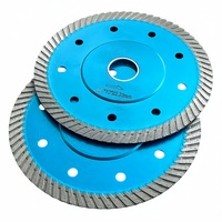 Sehr langlebiges, hochwertiges 125mm 1,2mm dünnes Turbo-Diamant-Kreissägeblatt zum Schneiden von Fliesen und Keramik.