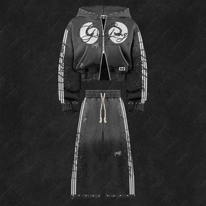 Chaqueta Corta de Verano para Hombre, Estilo Casual Elegante, Tejido Francés Transpirable, Sin Costuras, Lavado Ácido, con Cierre - Product Image 2