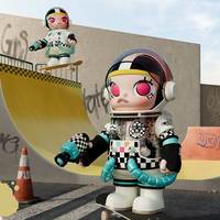 Figurine d'action de mode en PVC MART Official Authentic MEGA SPACE MOLLY 400% VANS, poupée personnalisée, décoration, surprise mystère à collectionner