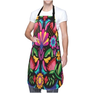 Pocket <b>Apron</b> 100% Cotton Cooking <b>Apron</b> for Women Men Pockets Anti-UV Breathable Knitted Fabric Wheat Bread Design <b>Kitchen</b> <b>Apron</b> - Product Image 6