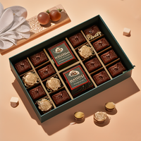 Boîtes en carton personnalisées magnétiques de luxe pour chocolats et biscuits, avec gaufrage, revêtement UV, matériaux recyclés, emballage pour desserts, traiteur et fêtes