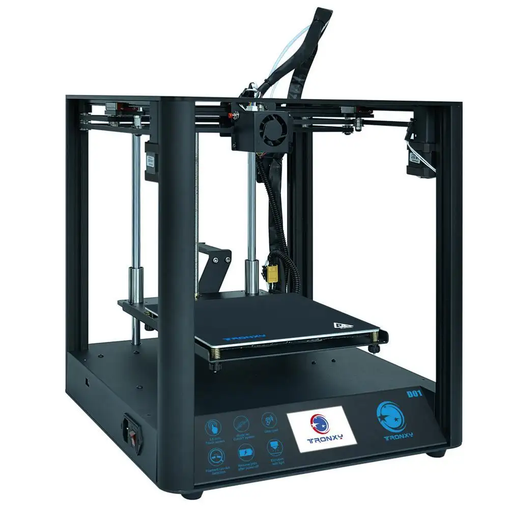 TRONXY D01 Printer 3D Printer Shenzhen Full Metal Diy Kit Extreme High Accuracy Large Print Size 220x220x220mm Impressora 3