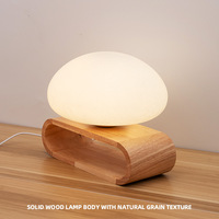 Lampu Meja Kayu Solid Rotomolded Gaya Amerika Sederhana Lampu Tidur dengan Dimmer Terjangkau Mewah untuk Kamar Tidur