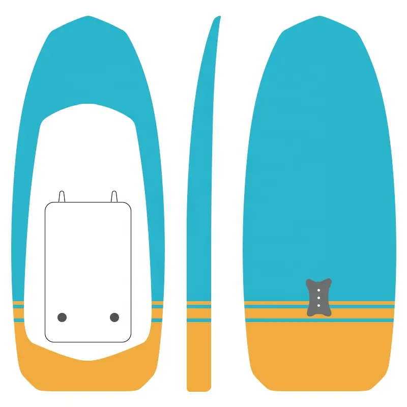 Lightweight energy efficient stylish wing surfboard