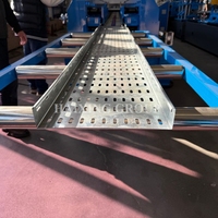 Trough Type Cable Tray Manufacturing Machine, Automatic Roll Forming Production Line