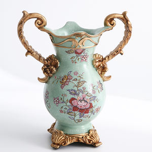 Venta directa de fábrica con mango
Florero patrón flor y pájaro
Jarrón de cerámica de aleación estilo Oriente Medio
Uzbeko Kazak musulmán - Product Image 4