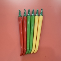 Stylo Cadeau d'Apprentissage à Pointe Fine 0,5 mm avec Design de Dessin Animé Adorable, Calibre Vernier, Fournitures Scolaires en ABS, Encre Neutre Multicolore Chili