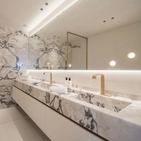 Comptoirs de cuisine en quartzite de luxe sur mesure Senger, îlot de cuisine pour villa et appartement