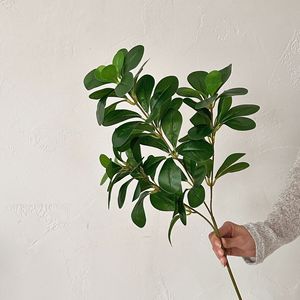 Plante en plastique vert simulé Douban Leaf Flutung <span class=keywords><strong>pour</strong></span> mariage maison hôtel paysage Mori plante décoration photo accessoires - Product Image 6