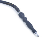 Tuyau de chicha portable en cuir givré, durable et écologique, pour bar, voyage, cadeau
