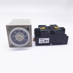 H3CR Series Solid State Timer H3CR-A รีเลย์ตั้งเวลาพร้อมซ็อกเก็ตเชื่อมต่อ P2CF-11