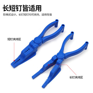 Pince à ongles à extrémité griffue pour terrasses, palettes, pulvérisation électrostatique, outils de bricolage - Product Image 2