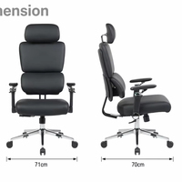 Nouvelle Chaise de Bureau Ergonomique de Luxe O-YI 2026 à Dossier Haut en Cuir, Inclinable et Pivotante, pour Mobilier de Bureau
