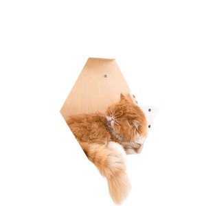 Iwood - Rascador de Pared para Gatos, de Madera, para Montar en la Pared, sin Necesidad de Taladrar, para Uso Doméstico, Tamaño Mediano, Accesorios para Rascador de Gatos - Product Image 5