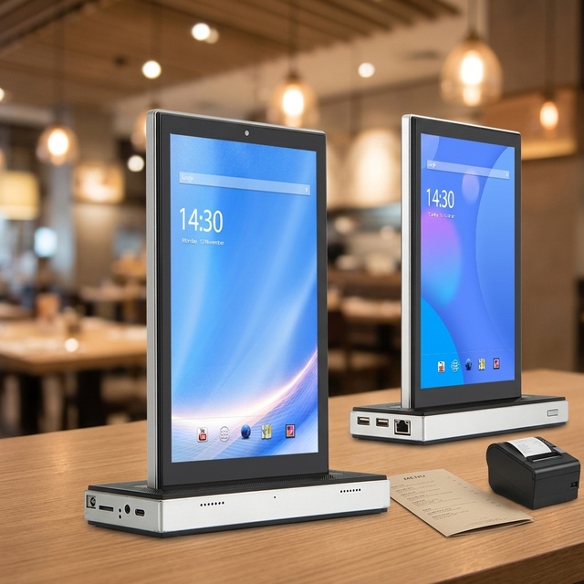 Dual Screen 10.1 Inch Desktop RK3568 Android 13 OS 2GB RAM 32GB SSD Android Touch Screen WIFI RJ45 Tablet PC