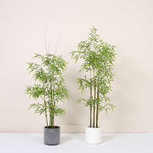Bonsaï artificiel en bambou Dream Castle, 100 cm-200 cm, décoration intérieure et extérieure, plante verte en plastique, style minimaliste - Product Image 3