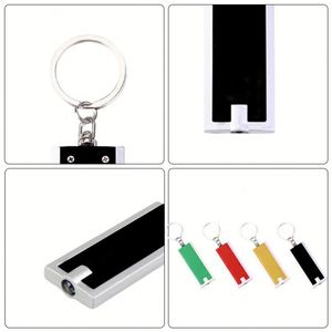 Custom Logo <b>LED</b> Keychain Print <b>Name</b> Promotional Gifts Plastic Flashlight Key Chain for Business - Product Image 5