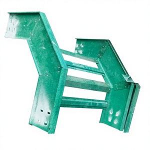 รางเคเบิลแบบระบายอากาศชนิดบันไดไฟเบอร์กลาส สำหรับป้องกันสายไฟในอุโมงค์ความเร็วสูง ปรับแต่งได้ - Product Image 1