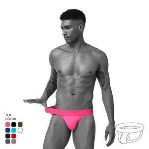 Custom Hot Sexy Racer Jock Man Katoen Jockstrap Foto 'S Van Mannen Gay Pouch Jockstrap Foto