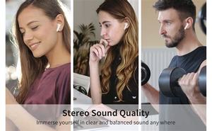 หูฟังไร้สายแท้พร้อมไดรเวอร์ไดนามิกคู่ขนาด 13 มม., AAC/SBC Hi-Fi, ระบบตัดเสียงรบกวน <span class=keywords><strong>DNS</strong></span> - Product Image 3