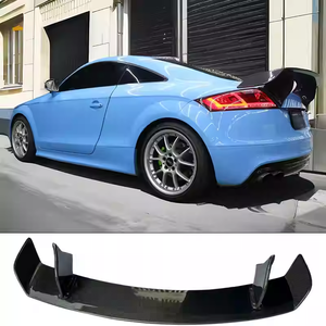 Applicable aux <span class=keywords><strong>Audi</strong></span> <span class=keywords><strong>TT</strong></span> TTS <span class=keywords><strong>MK2</strong></span> modifiées de 2008 à 2014, version GT Track, aileron arrière fixe en fibre de carbone - Product Image 2