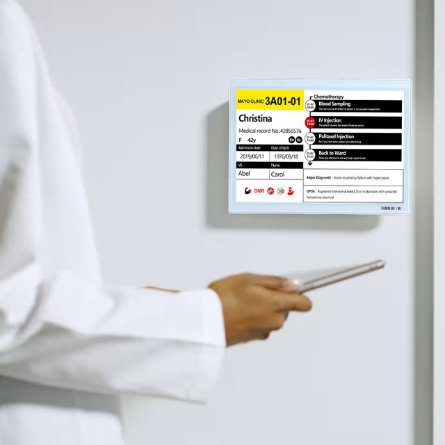 Wholesale 7.5 Inch Esl System Digital Price Tag Wifi Four Color E-Ink Electronic Shelf Label For Hospital Smart Healthcare
