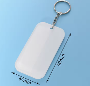 พวงกุญแจอะคริลิคแบบกำหนดเองสำหรับใส่รูปภาพที่ระลึก <span class=keywords><strong>2</strong></span> ขนาด  สำหรับพิมพ์ลายแบบระเหิด - Product Image 3