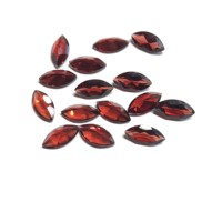 Garnet rouge naturel certifié IGI, qualité AAA, 100% couleur, taille facetée, 5x10mm, forme marquise, Vivaaz Gems, taille personnalisable pour bijoux