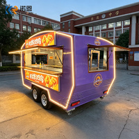 Camion de cuisine mobile de forme créative pour café, snacks et activités commerciales en extérieur