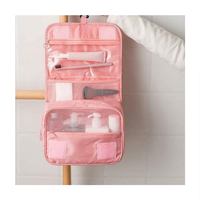 Sac à maquillage suspendu, organiseur de cosmétiques portable, sac de toilette imperméable pour fille