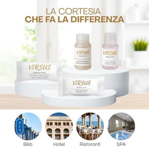 Set di Shampoo per Doccia Virsus Amenities, Flaconi da 20 Ml con Tappo Richiudibile per Hotel, B&B, Ostelli - Product Image 5