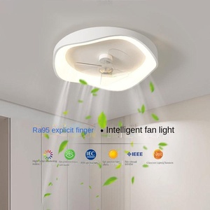 Lámpara de Techo con Ventilador para Dormitorio, Atenuación Remota, 110v220v, Lámpara de Techo Moderna con Ventilador para Sala de Estar y Comedor - Product Image 2