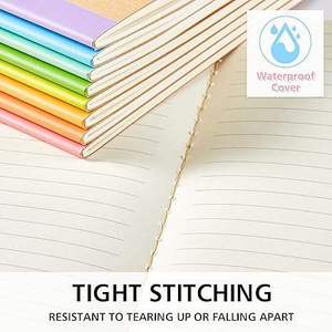 Tùy chỉnh kraf giấy A5/A6 máy tính xách tay với da không thấm nước Bìa PVC in phong cách rời lá ràng buộc cuadernos escolares - Product Image 2