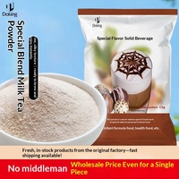 Poudre de thé au lait originale trois-en-un OEM Dunhuang 1kg, matière première instantanée pour thé au lait, thé au lait de Hong Kong, cappuccino
