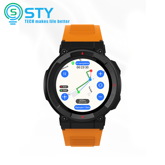 New Function Offline Map Sport Smart Watch with GPS Location BT Calling Heart Rate Blood Oxygen Outside Smartwatch
