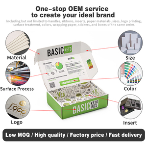 กล่องกระดาษลูกฟูกพิมพ์ลายตามสั่งสำหรับอาหารเพื่อสุขภาพแบบคีโต บรรจุภัณฑ์ไปรษณีย์รักษ์โลก พร้อมบริการออกแบบโลโก้และคิวอาร์โค้ด - Product Image 3